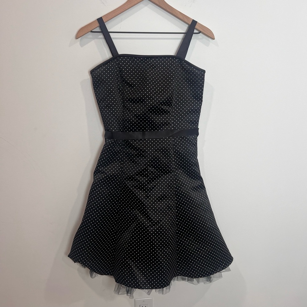 Jessica McClintock x Gunne Sax Polka Dot Dress